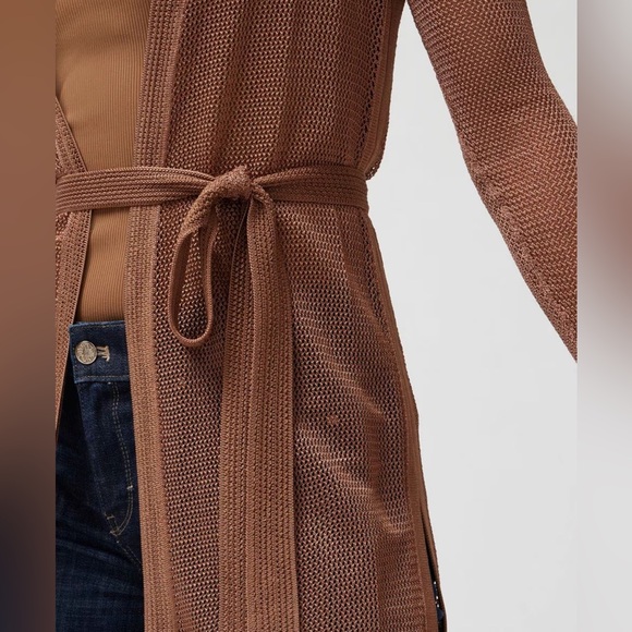 NWT White House Black Market Crochet Belted Coverup Size XS - Picture 11 of 12